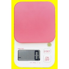 드레텍 주방전자저울, KS-254PK, 핑크