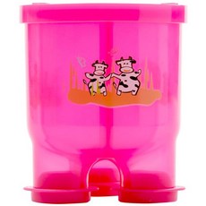 Basilic 貝喜力克 造型3格奶粉盒 D145, 粉色