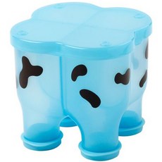 Basilic 貝喜力克 造型4格奶粉盒 D058, 藍色, 122ml