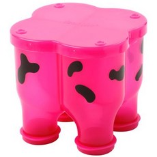 Basilic 貝喜力克 造型4格奶粉盒 D058, 粉色, 122ml