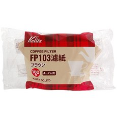 Kalita 濾紙 FP-103, 100入, 1個, 黃色