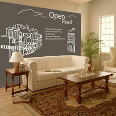 메이크스그래픽스티커, 열린거리에서B(White)