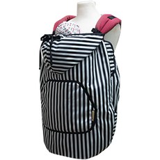 AGA ZAMZAM 四季通用孩童保暖肩背帶, 條紋款