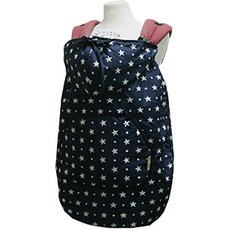 AGA ZAMZAM 四季通用孩童保暖肩背帶, 星星款 海軍藍