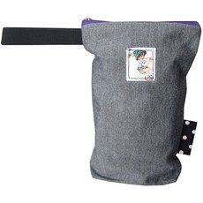 큐트에코 방수 롱롱 백 포켓 파우치 A, 그린해지