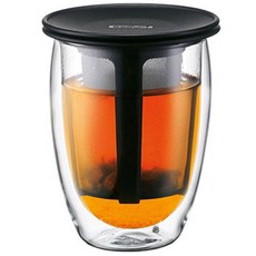 보덤 티포원 더블월 컵, 블랙, 1개