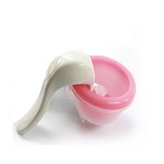 PLORA 手動哺乳器把手頭, 粉色, 1個