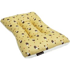 DALKOMBABY 孩童圖案印花純棉超細纖維頸枕, 刺猬