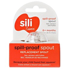 sili Squeeze 水壺奶嘴替換頭+水壺蓋, 6個月以上, 1組