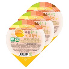 루솔 유기농 푸딩, 망고, 3개