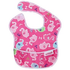 印花用餐防水圍兜, No.S002, 1件, 1件