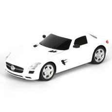 이티에스 미니명차A 무선조종 RC카 1:24, 화이트, 1개