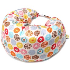 아이스크림페어리 임산부용 바디필로우 수유쿠션 D자형, 롤리팝도트