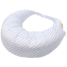 아이스크림페어리 임산부용 바디필로우 수유쿠션 D자형, 블루라이너