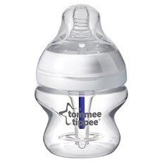 tommee tippee 湯美天地 奶瓶 150ml, 0個月以上(慢流速), 透明, 1瓶