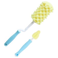 elbebe 奶瓶清洗刷具組, 奶瓶刷+奶嘴刷, 1組