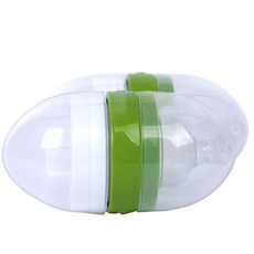 膠囊型奶嘴收納盒, 綠色, 2個