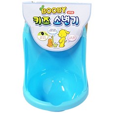 男童圖案印花學習尿桶, 藍色