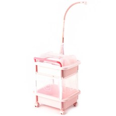 S&amp;S Smile 尿布收納盒 矩形 2 C 級, 粉色