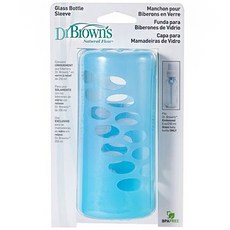 Dr.Brown's 布朗博士 標準奶瓶矽膠果凍套, 藍色, 1入