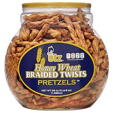 UTZ 허니 위트 브래디드 트위스트 프레즐, 1.588kg, 1개