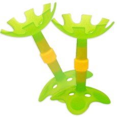 야자수 실리콘 치발기, 그린, 2개