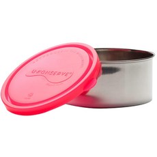 Kids Konserve 圓形容器 L號, 螢光粉色