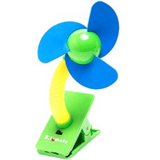 baby tomato 攜帶式夾式迷你電風扇, 單品, 藍色