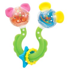 릿첼 야옹이 치발기 R, 그린 + 옐로, 1개