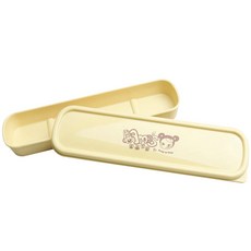 아모스콘 수저 케이스, 노랑, 1개