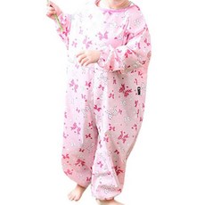 plie 一般型全身美術圍裙 粉紅蝴蝶結 L, 粉紅色, 1 個