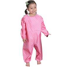 Plie 全身藝術禮服 Normal Heart Polka Dots L, 1 個, 粉色的