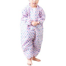 Plie 全身藝術禮服正常狗圖案 L, 粉色的, 1 個