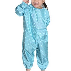 Plie 全身藝術禮服拉鍊型心形波點 S, 天空