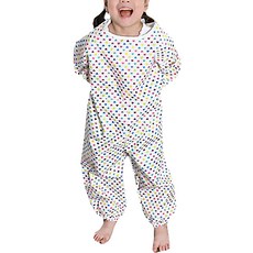 Plie 全身藝術禮服拉鍊型七彩心M, 白色的, 1 個