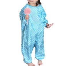 Plie 全身藝術禮服拉鍊型白色波點S, 天空, 1 個