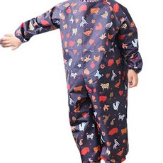 Plie 全身藝術禮服拉鍊型動物園 S, 深藍, 1 個