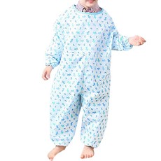 Plie 全身藝術禮服拉鍊小狗圖案 M, 天空, 1 個