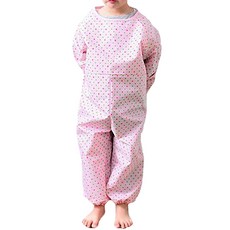 Plie 全身藝術禮服拉鍊型黃色波點 L, 粉色的, 1 個