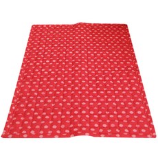 홈스맘 유아용 순면 패드겸 카페트, 도트레드, 1개
