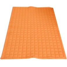 홈스맘 유아용 순면 패드겸 카페트, 오렌지, 1개