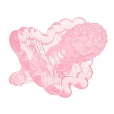 RaZbaby 覆盆子造型固齒器, 粉色, 1組