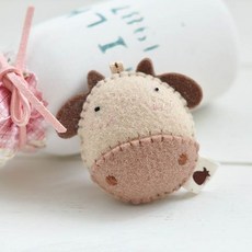 [난쟁이똥자루] (펠트DIY) (핸드폰고리DIY) 음매음매, 2개