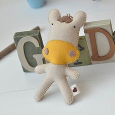 NANDDONG 馬造型鑰匙圈 DIY-07, 2個