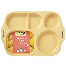 오르코 옥수수 식판, 옐로우, 1개