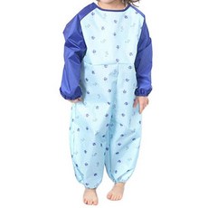 Plie 全身藝術禮服拼色拉鍊款藍熊M, 天空+藍色, 1 個