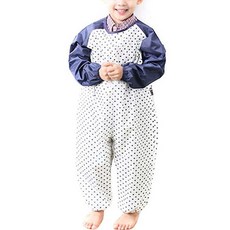 Plie 全身藝術禮服配色拉鍊款深藍心S, 奶油, 1 個