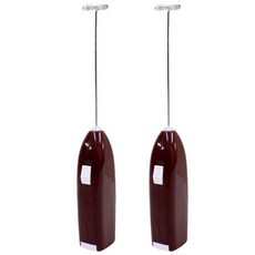 버블 자동 미니거품기, 브라운, 4개입