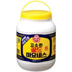 OTTOGI 不倒翁 桶裝黃金美乃滋, 3.2kg, 1桶