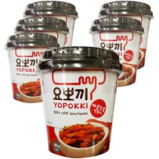 Yopoki 香辣甜炒年糕容器, 140g, 6入
